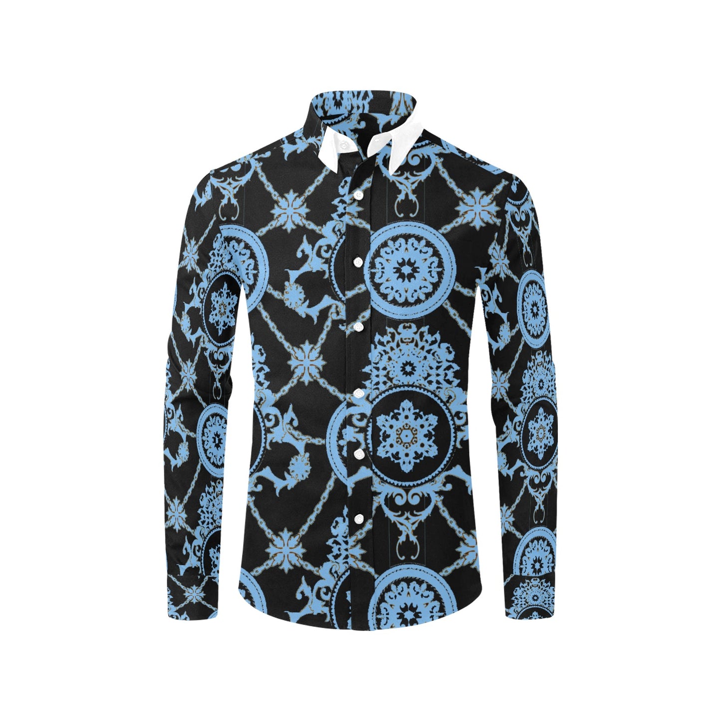 Men's All Over Print Long Sleeve Shirt(Model T61)