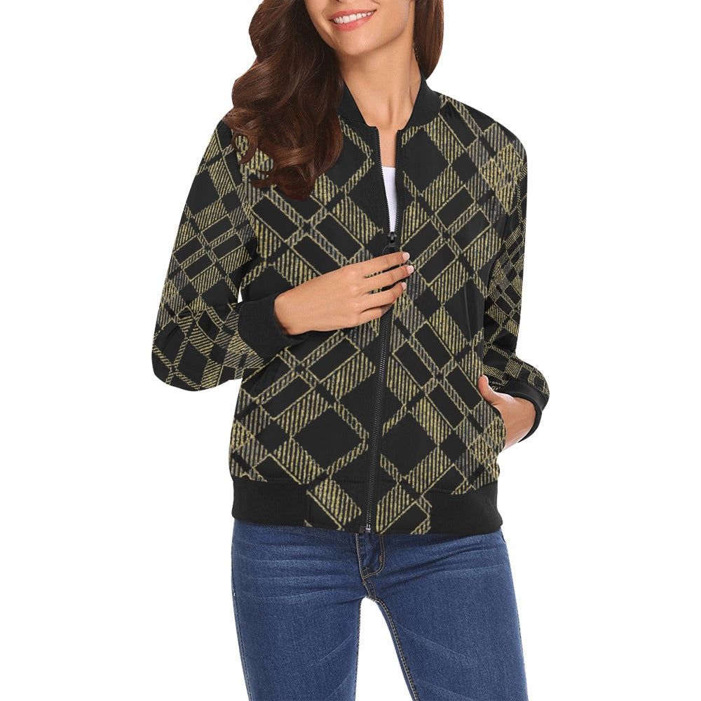 kokorepublic Print Bomber Jacket for Women ( H19)