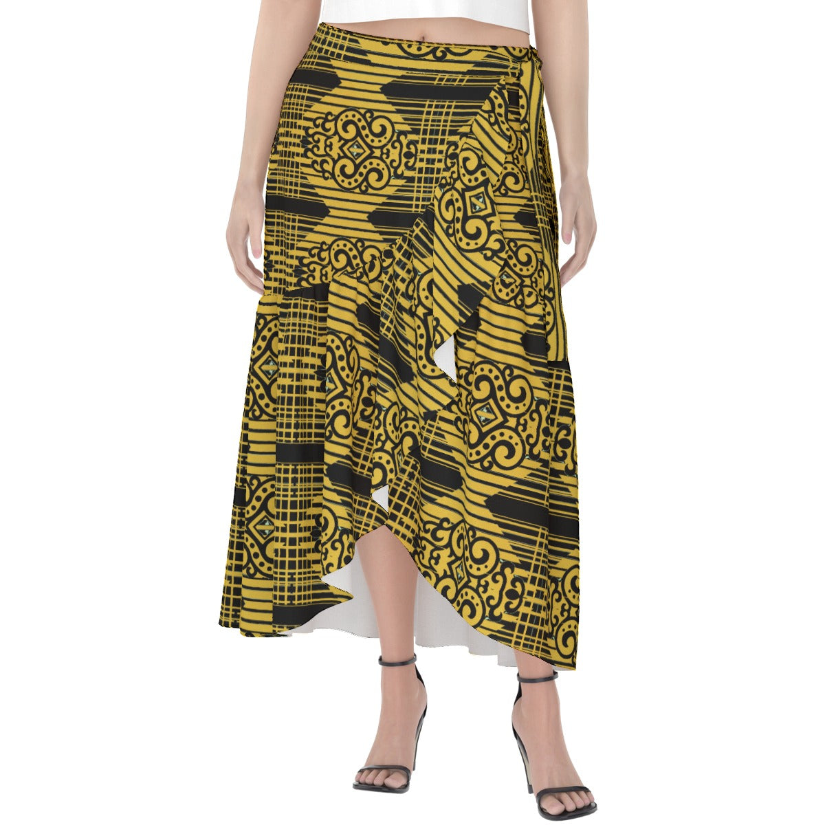 All-Over Print Women's Wrap Skirt