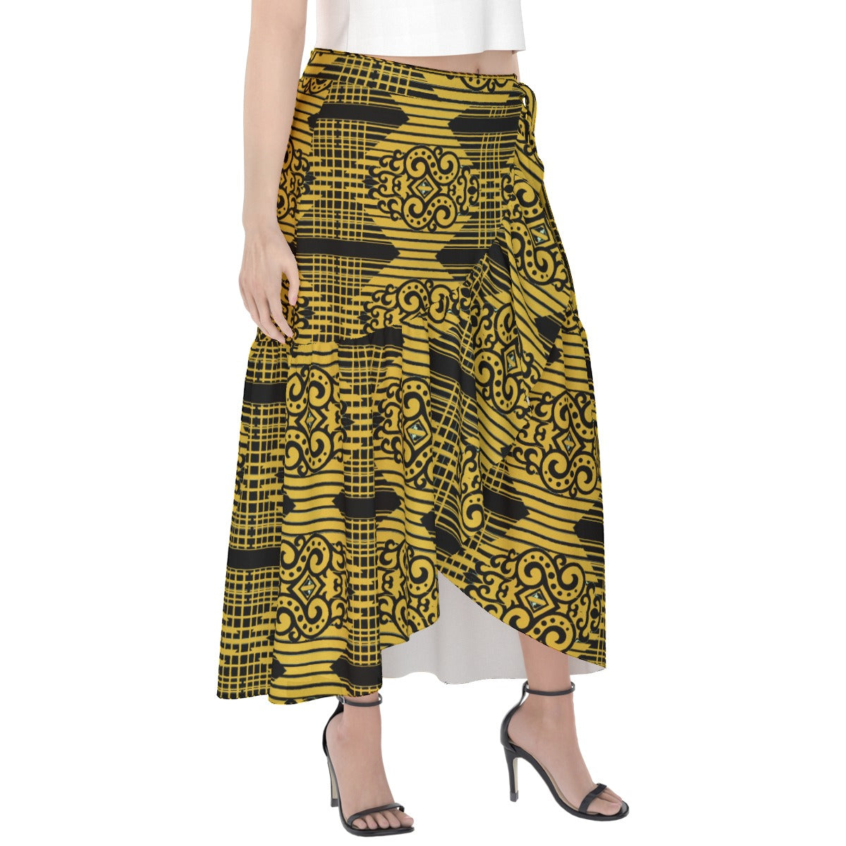 All-Over Print Women's Wrap Skirt