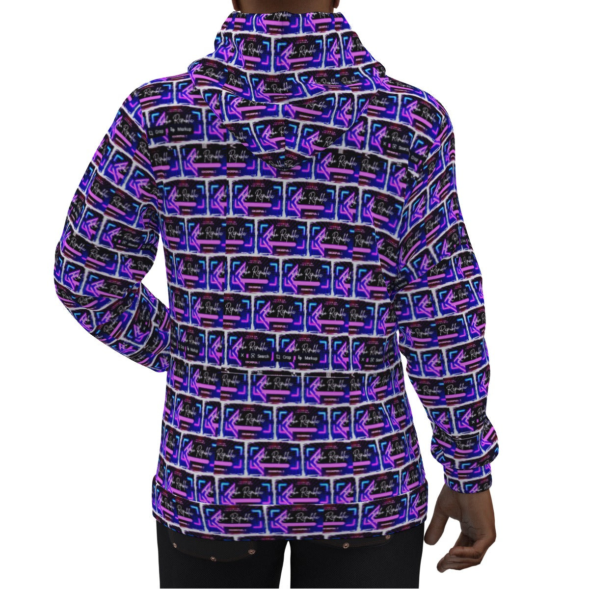 All-Over Print Men's Pullover Hoodie