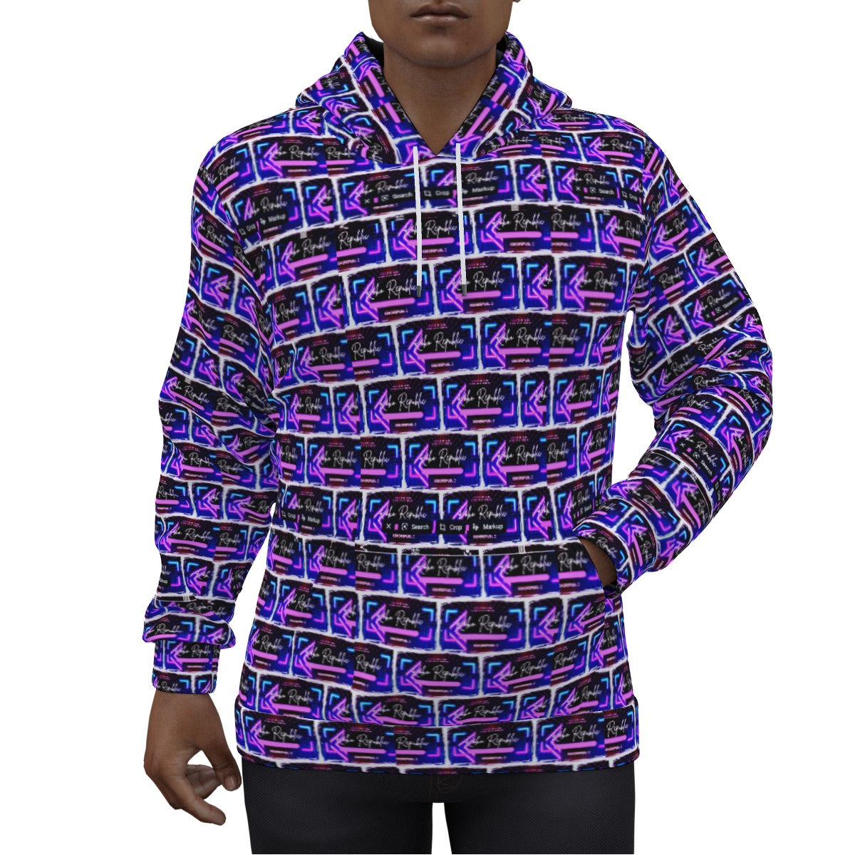 All-Over Print Men's Pullover Hoodie