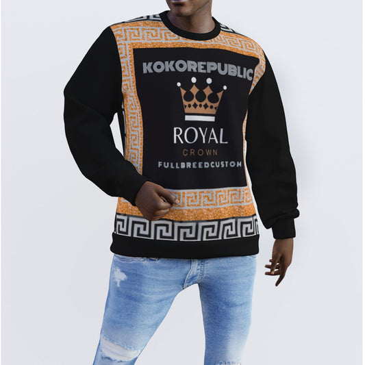 All-Over Print Men's Sweater