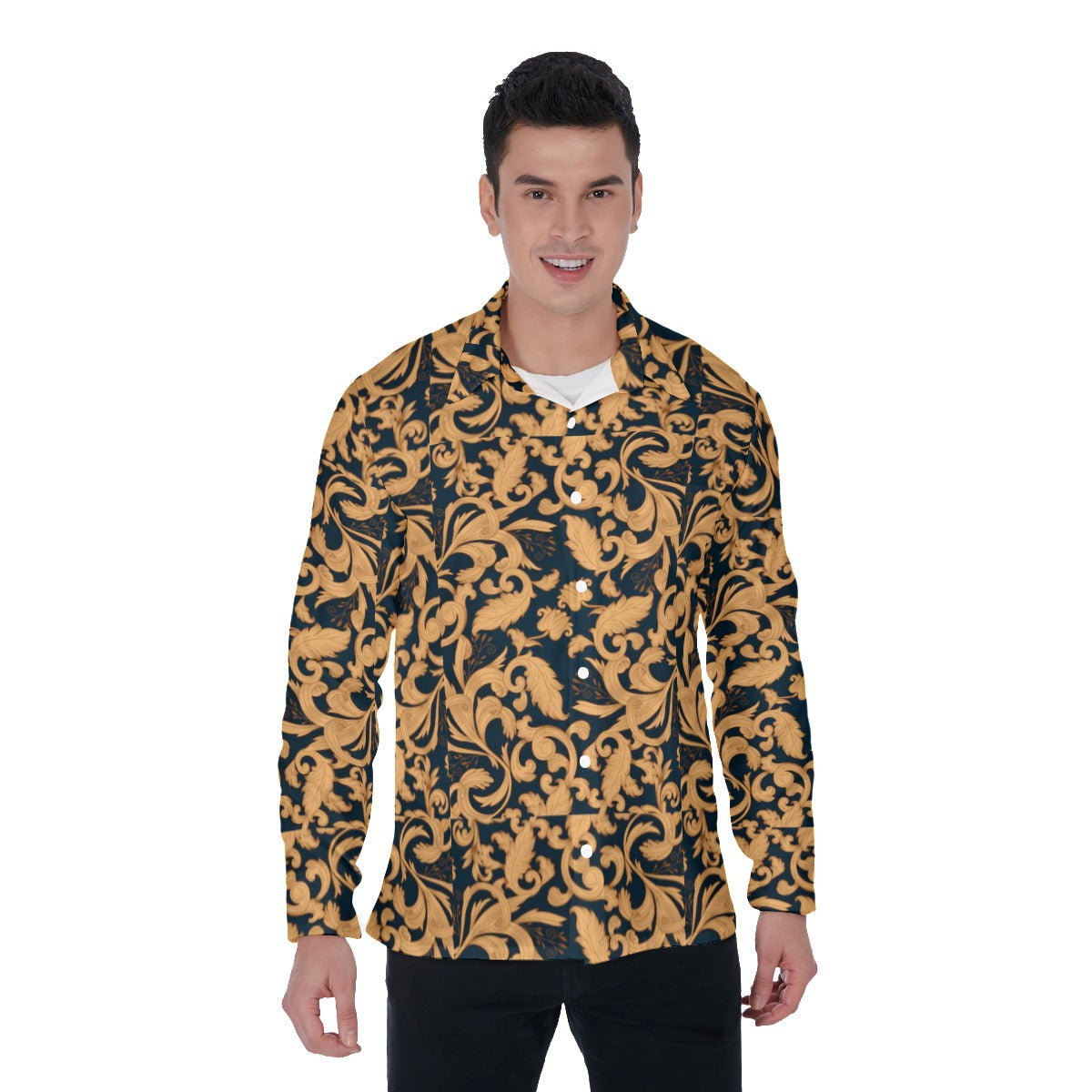 All-Over Print Men's Long Sleeve Shirt