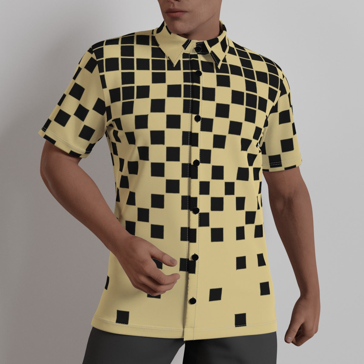 All-Over Print Men's Shirt