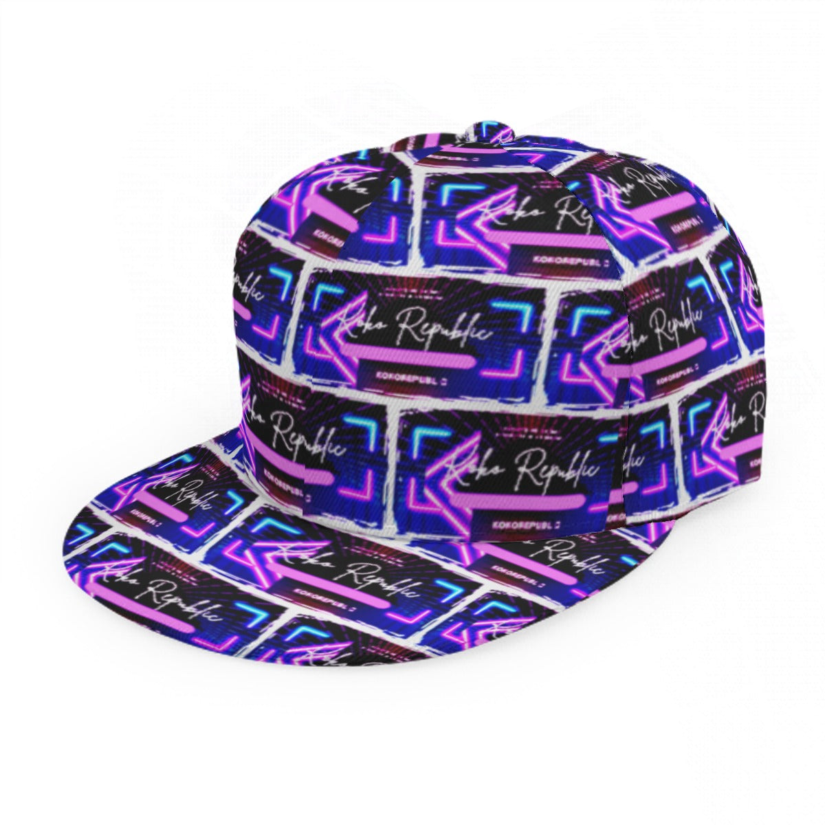 Baseball Cap With Flat Brim