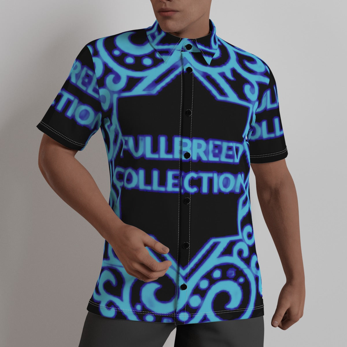 All-Over Print Men's Shirt