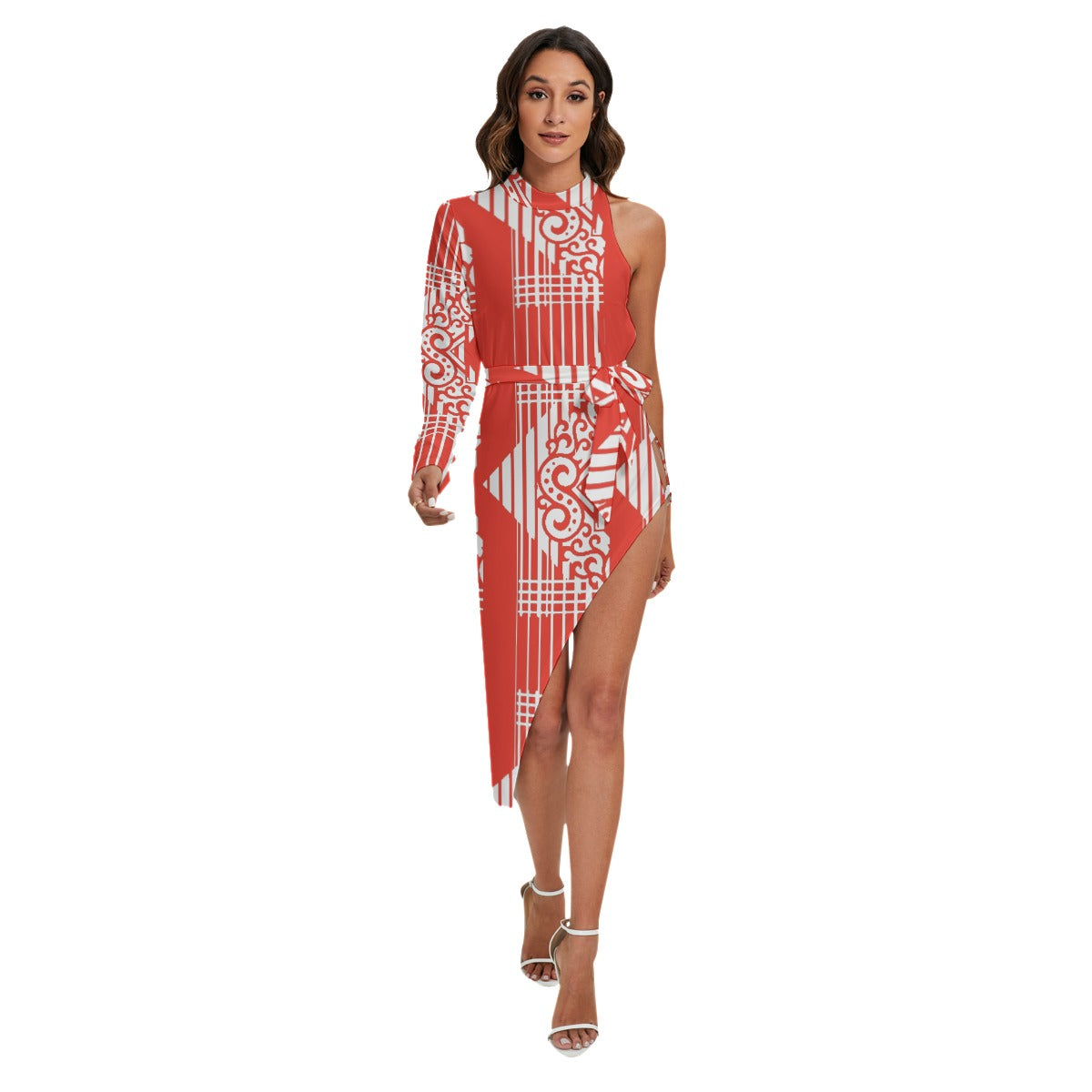 All-Over Print Women's Side Cutout Dress