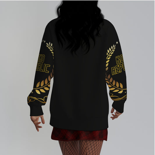 All-Over Print Women's Raglan Sleeve Sweatshirt