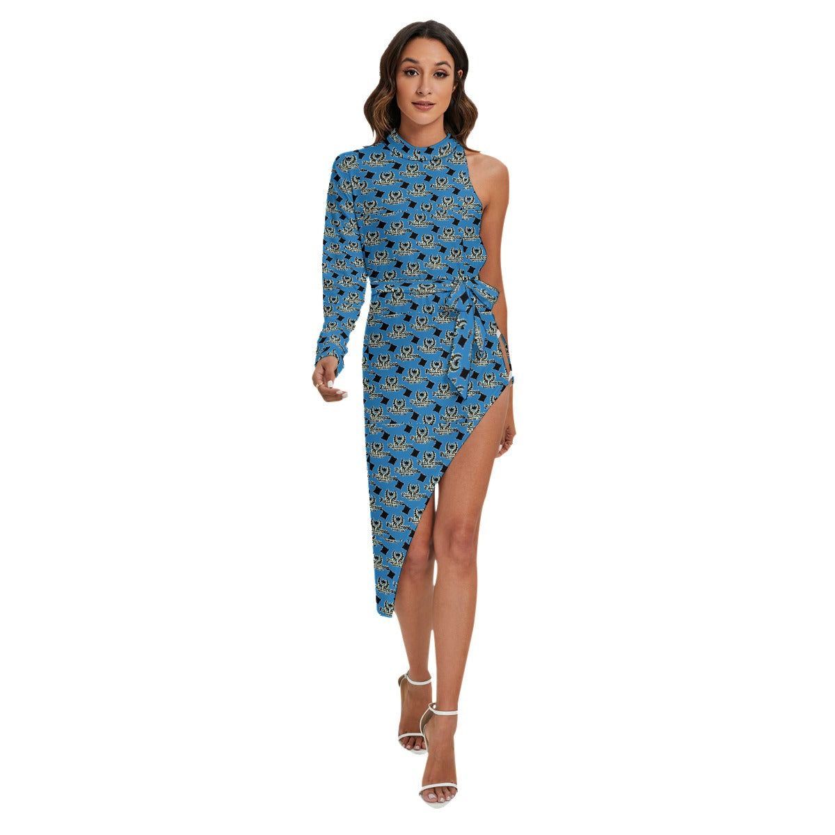 All-Over Print Women's Side Cutout Dress