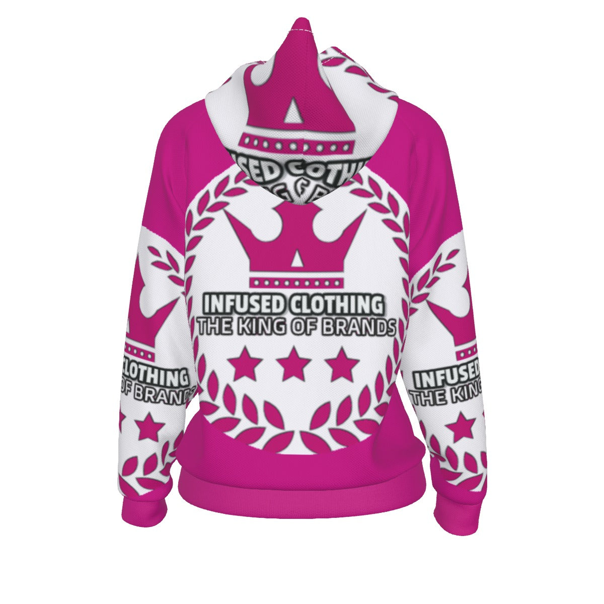 All-Over Print Women's Raglan Pullover Hoodie