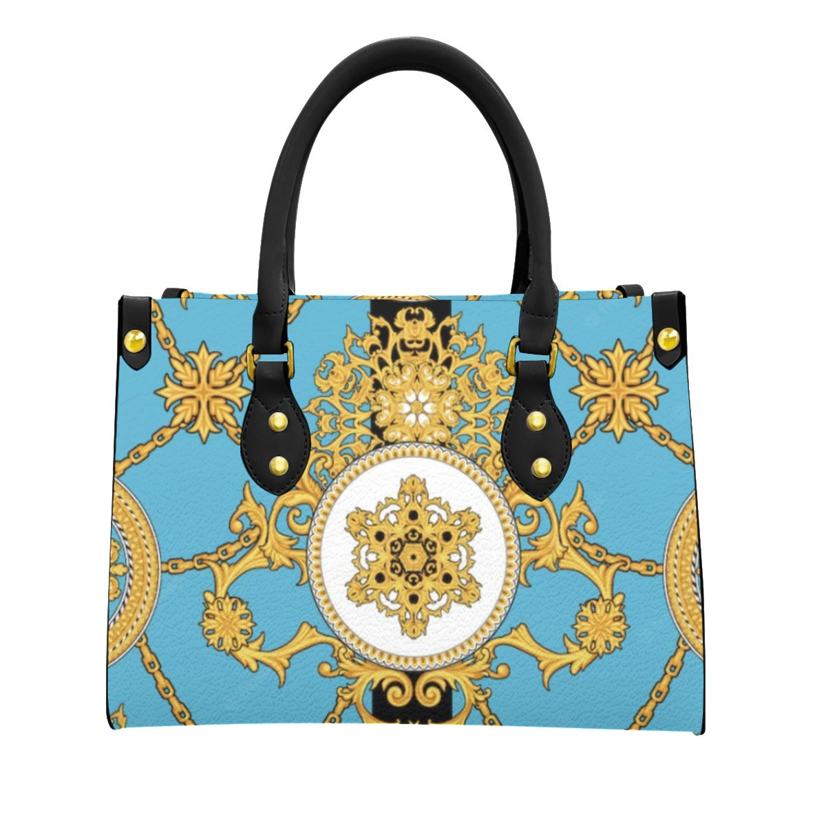 Women's Tote Bag With Black Handle