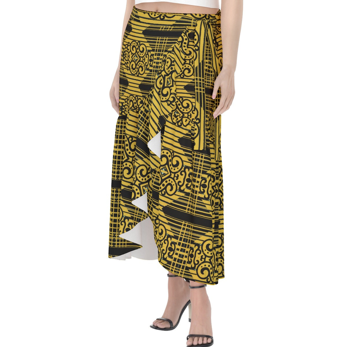 All-Over Print Women's Wrap Skirt