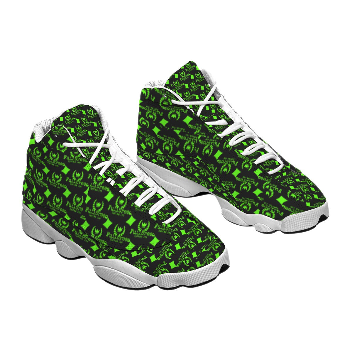 Men's Curved Basketball Shoes With Thick Soles