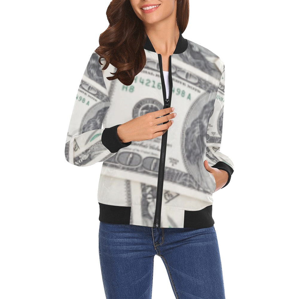 kokorepublic All Over Print Bomber Jacket for Women ( H19)